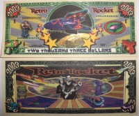 Retrorocket Two Thousand Three Dollar Bill