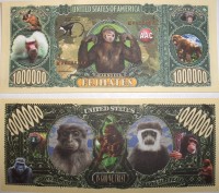 Primates One Million Dollar Bill