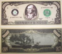 James Madison One Million Dollar Bill