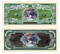 MOTHER EARTH MILLION DOLLAR BILL