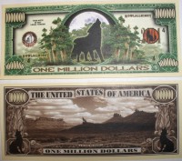Howling Wolf One Million Dollar Bill