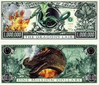 Dragon's Lair One Million Dollar Bill