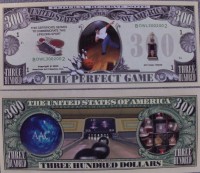 Bowling Three Hundred Dollar Bill