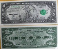 One Zillion Dollar Federal Bailout Bills-TRUST US!