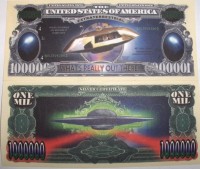 UFO One Million Dollar Bill