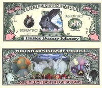 Easter Egg One Million Dollar Bill