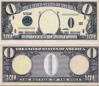 Zero Dollar Bill