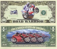 Motorcross One Million Dollar Bill