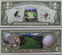 Golf One Million Dollar Bill