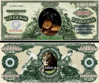 Leo Zodiac One Million Dollar Bill