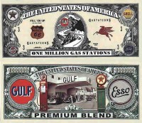 Gas Station One Million Dollar Bill