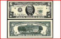 Slick Willy 6 Dollar (SEX) Bill