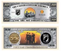 POW One Million Dollar Bill